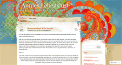 Desktop Screenshot of annieslebenslust.com