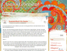 Tablet Screenshot of annieslebenslust.com